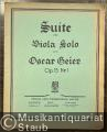 Suite für Viola Solo, Op. 15 Nr. 1.