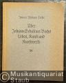 Ueber Johann Sebastian Bachs Leben, Kunst und Kunstwerke.