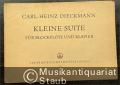Kleine Suite für Sopran-Blockflöte oder andere Melodieinstrumente und Klavier.
