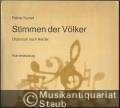 Stimmen der Völker. Oratorium nach Herder für Soli, Chor, Orgel und Orchester (1980/81) (= DVfM 6133). Conatum 72. Klavierauszug.