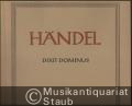 Dixit Dominus [HWV 232. Psalm 109] (= Hallische Händel-Ausgabe. Serie III, Band 1). DVfM 4002.