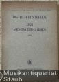 Jesu meines Lebens Leben. Aria [BuxWV 62] (= Veröffentlichungen des Instituts für Musikforschung Berlin, hrsg. v. Adam Adrio. Reihe I: 37 Kantaten von Dietrich Buxtehude, Heft 9. Edition Merseburger 959). Partitur.