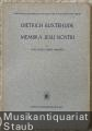 Membra Jesu nostri [BuxWV 75], V: Sicut modo geniti infantes (= Veröffentlichungen des Instituts für Musikforschung Berlin, hrsg. v. Adam Adrio. Reihe I: 37 Kantaten von Dietrich Buxtehude, Heft 35. Edition Merseburger 985). Partitur.