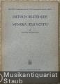Membra Jesu nostri [BuxWV 75], VII: Illustra faciem tuam( Veröffentlichungen des Instituts für Musikforschung Berlin, hrsg. v. Adam Adrio. Reihe I: 37 Kantaten von Dietrich Buxtehude, Heft 37. Edition Merseburger 987). Partitur.