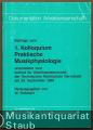 Beiträge zum 1. Kolloquium Praktische Musikphysiologie veranstaltet vom Institut für Arbeitswissenschaft der Technischen Hochschule Darmstadt am 29. September 1988 (= Dokumentation Arbeitswissenschaft, Band 24).