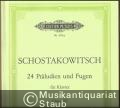 Vierundzwanzig Präludien und Fugen für Klavier Opus 87. Band I: Nr. 1-12 (= Edition Peters, Nr. 4716a).