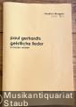 Paul Gerhardts Geistliche Lieder in neuen Weisen (= Edition Musica Rinata 3.289.00).