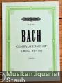 Konzert d-Moll für Cembalo und Streichorchester BWV 1052 (= Edition Peters, Nr. 9384a). Partitur.