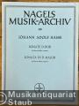 Sonate D-Dur für Flöte und Basso continuo / Sonata in D Major for Flute and Basso continuo (= Nagels Musik-Archiv, Nr. 99).