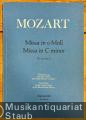 Missa in c-Moll / C minor, KV 427 (417a) (= Bärenreiter 4846a). Klavierauszug nach dem Urtext der Neuen Mozart-Ausgabe.
