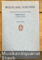 Zwischenspiele aus der lyrischen Tragödie "Bluthochzeit" für großes Orchester (= Edition Schott 5032). Studien-Partitur.