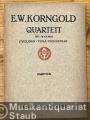 Quartett op. 16 (A-Dur) für 2 Violinen, Viola und Violoncello (comp. 1922) (= [Edition Schott, Nr. 3447]) [Studien-]Partitur.