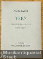 Trio für Oboe, Klarinette und Fagott (1958) (= Collection Litolff, Nr. 5249a) [Studienpartitur].