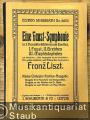 Eine Faust-Symphonie in 3 Charakterbildern (nach Goethe). I. Faust. II. Gretchen. III. Mephistopheles und Schluß-Chor: "Alles Vergängliche ist nur ein Gleichnis" (= Edition Schuberth, No. 6055). Kleine Orchester-Partitur-Ausgabe.