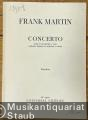 Concerto pour 7 instruments a vent, timbales, batterie et orchestre a cordes (1949) (= Universal Edition no. 12400). Partition.