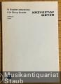VI Kwartet smyczkowy (1981) / 6th String quartet [Streichquartett Nr. 6, Op. 51] (= PWM Edition). Partytura / Score [Partitur].