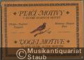 Vogelmotive in der Musik Alter Meister / Ptaci motivy v hudbe starych mistru. Piano 2 ms.