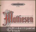Zwölf Gedichte für eine Singstimme und Klavier komponiert von Emil Mattiesen, Op. 2 No. 7-12 (= Edition Peters, Nr. 3501b).