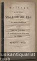Gesänge zu der Oper: Die heimliche Ehe, in zwey Aufzügen. Nach dem Italienischen Il matrimonio secreto frey bearbeitet. Die Musik ist von Cimarosa.