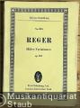 Variationen und Fuge über ein lustiges Thema von Johann Adam Hiller für Orchester (Hiller-Variationen), Op. 100 (= Edition Eulenburg, No. 835) [Taschenpartitur].