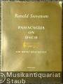 Passacaglia on DSCH for Dmitry Shostakovich, Opus 70. Piano solo.