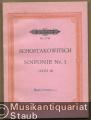 Sinfonie Nr. 1, Opus 10 (= Edition Peters, Nr. 5740) [Taschenpartitur].