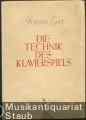 Die Technik des Klavierspiels.