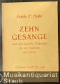 Zehn Gesänge nach alten russischen Volksweisen für eine Singstimme und Klavier (= Collection Litolff, Nr. 5176).