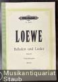 Balladen und Lieder für eine Singstimme mit Klavierbegleitung, Band II (= Edition Peters, Nr. 2960b). Originalausgabe.