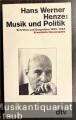 Musik und Politik. Schriften und Gespräche 1955 - 1984 (= dtv 1480 / 10305).
