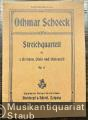 Streichquartett für 2 Violinen, Viola und Violoncell, Op. 37 (= Partitur-Bibliothek Nr. 2659).