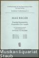 Zwanzig Responsorien für gemischten Chor a cappella (= Veröffentlichungen des Max-Reger-Instituts in Bonn (Elsa-Reger-Stiftung). Musikalische Veröffentlichung, Nr. 2. Breitkopf & Härtels Chor-Bibliothek 3422a). Heft 1: Nr. 1-4.