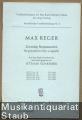 Zwanzig Responsorien für gemischten Chor a cappella (= Veröffentlichungen des Max-Reger-Instituts in Bonn (Elsa-Reger-Stiftung). Musikalische Veröffentlichung, Nr. 2. Breitkopf & Härtels Chor-Bibliothek 3422b). Heft 2: Nr. 5-8.