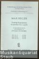 Zwanzig Responsorien für gemischten Chor a cappella (= Veröffentlichungen des Max-Reger-Instituts in Bonn (Elsa-Reger-Stiftung). Musikalische Veröffentlichung, Nr. 2. Breitkopf & Härtels Chor-Bibliothek 3422d). Heft 4: Nr. 13-16.