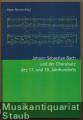 Johann Sebastian Bach und der Choralsatz des 17. und 18. Jahrhunderts (= ContraPunkte. Musiktheorie und Komposition an der Hochschule für Musik und Theater Rostock, Band 1).