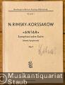 Antar. Symphonische Suite (Zweite Symphonie) Op. 9 (= Breitkopf & Härtels Partitur-Bibliothek, Nr. 3611).