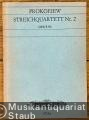 Streichquartett Nr. 2, Opus 92 / String Quartet / Quatuor a Cordes (= Edition Peters, Nr. 5713a) [Studienpartitur].
