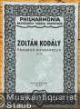 Psalmus Hungaricus für Tenorsolo, Chor und Orchester, Op. 13 (= Philharmonia Taschenpartituren, No. 233).