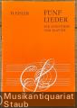 Fünf Lieder 1939 für eine Singstimme und Klavier (= Collection Litolff, Nr. 5077).