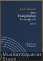 Liederkunde zum Evangelischen Gesangbuch (= Handbuch zum Evangelischen Gesangbuch, Band 3). Ausgabe in Einzelheften: Heft 20.