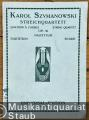 Streichquartett, Op. 56 / Quatuor a cordes pour deux violons, alte et violoncelle / String Quartet (= Universal-Edition, No. 1057). Partitur.