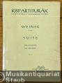 Szvit. Magyar nepi tancok zenekarra / Suite. Ungarische Volkstänze für Orchester, Op. 18 / Hungarian Folk Dances for Orchestra (= Editio Musica Budapest 57). Kispartiturak / Pocket Scores / Taschenpartituren.