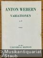 Variationen für Orchester, Op. 30 (= Universal Edition, No. 12417). [Taschen-]Partitur.