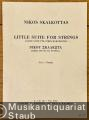Little Suite for Strings / Kleine Suite für Streichorchester. Score / Partitur.