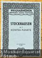 Nr. 1. Kontra-Punkte für zehn Instrumente (letzte Korrekturen des Autors vom März 1973) (= Philharmonia Taschenpartituren, No. 396).