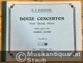 Douze Concertos pour Grand Orgue arranges, doigtes, annotes par Marcel Dupre, Volume II.