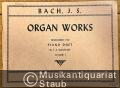 Organ Works. Transcribed for Piano Duet by F. X. Gleichauf. Volume I (= No. 1104).