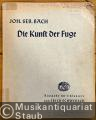 Die Kunst der Fuge [BWV 1080]. Ausgabe für zwei Klaviere.