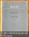 Die Kunst der Fuge für Cembalo (Klavier) / The Art of Fugue for Harpsichord (Piano), BWV 1080 (= Bärenreiter 5207). Mit Supplement: Spiegelfugen für zwei Cembali / Mirror Fugues for two Harpsichords.