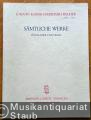 Sämtliche Werke für Klavier und Orgel (= Edition Breitkopf, Nr. 8407).